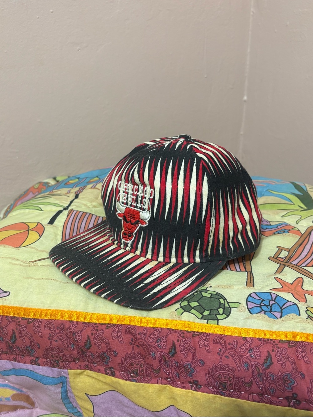 Bob Lanter by Starter Chicago Bulls Vintage Snapback Hat Made In USA